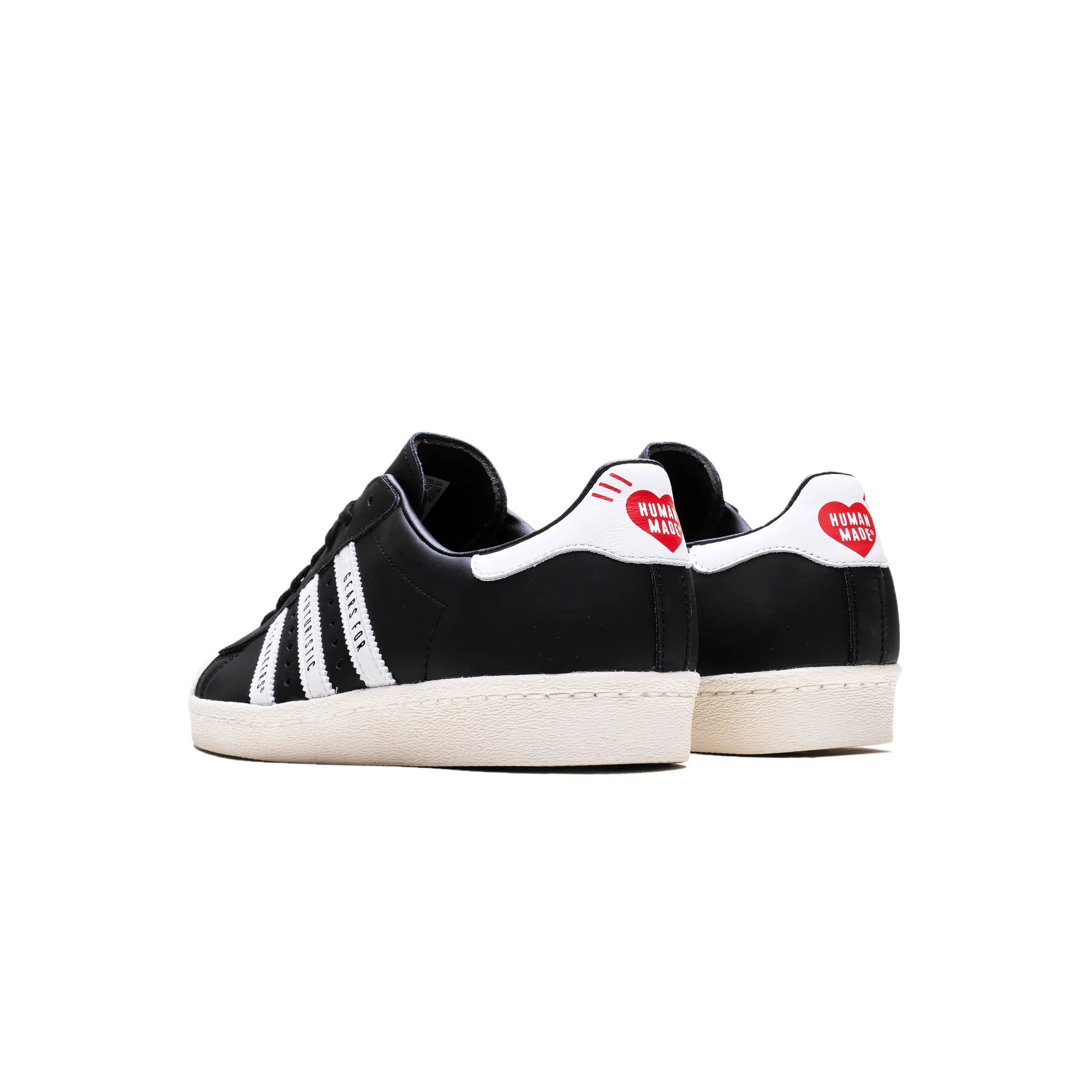 Adidas x Human Made Mens Superstar 80s Shoes - Image 3