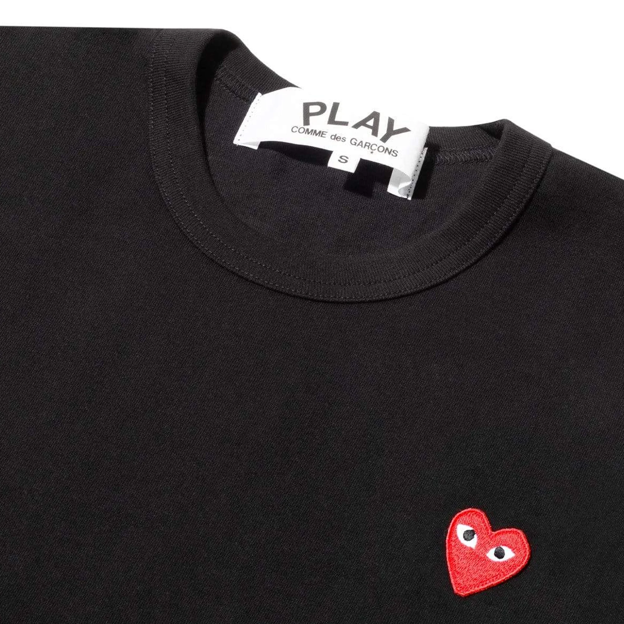 Comme des Garcons PLAY Mens Red Heart Tee - Image 3