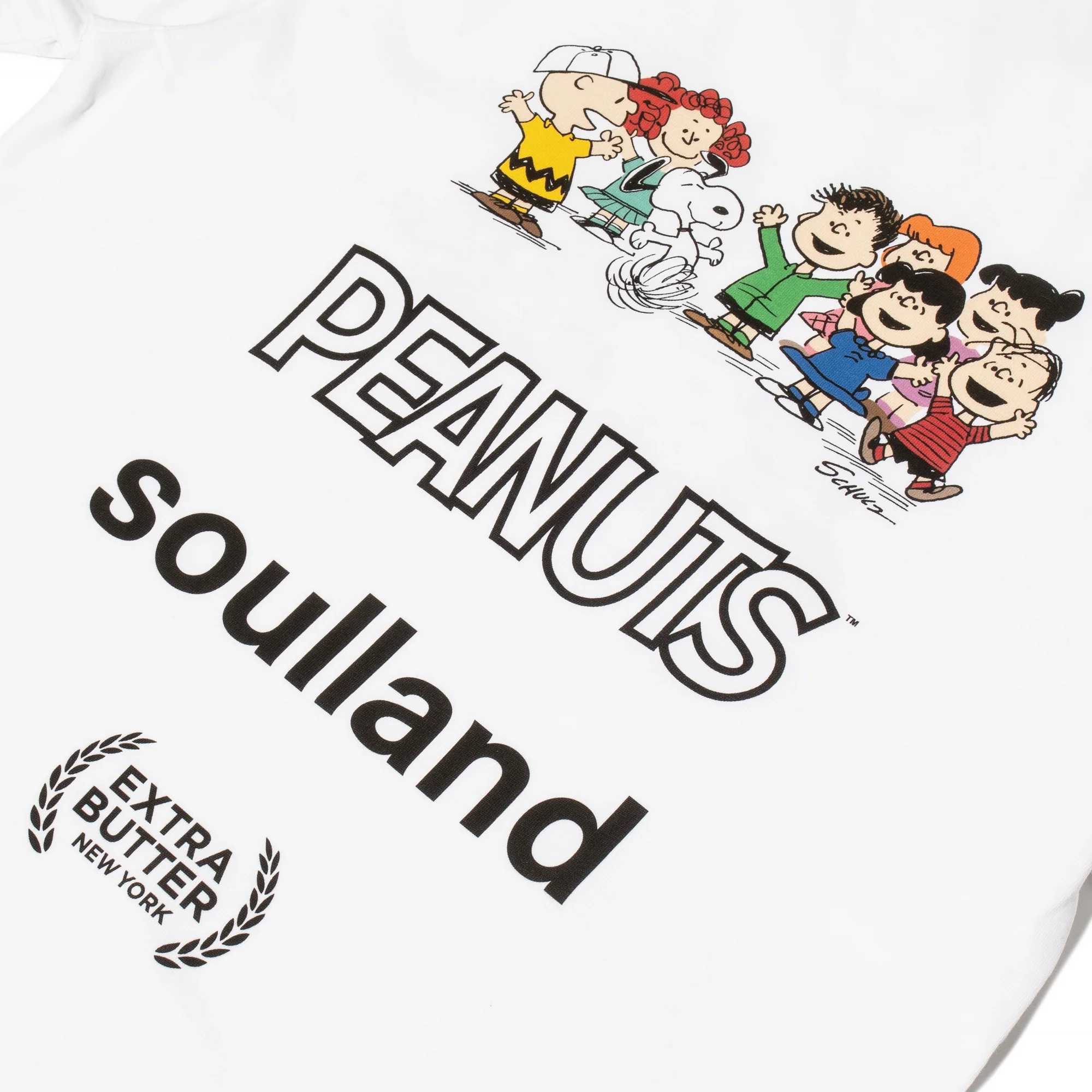 Extra Butter x Soulland Peanuts Exclusive T-Shirt 'White' - Image 4