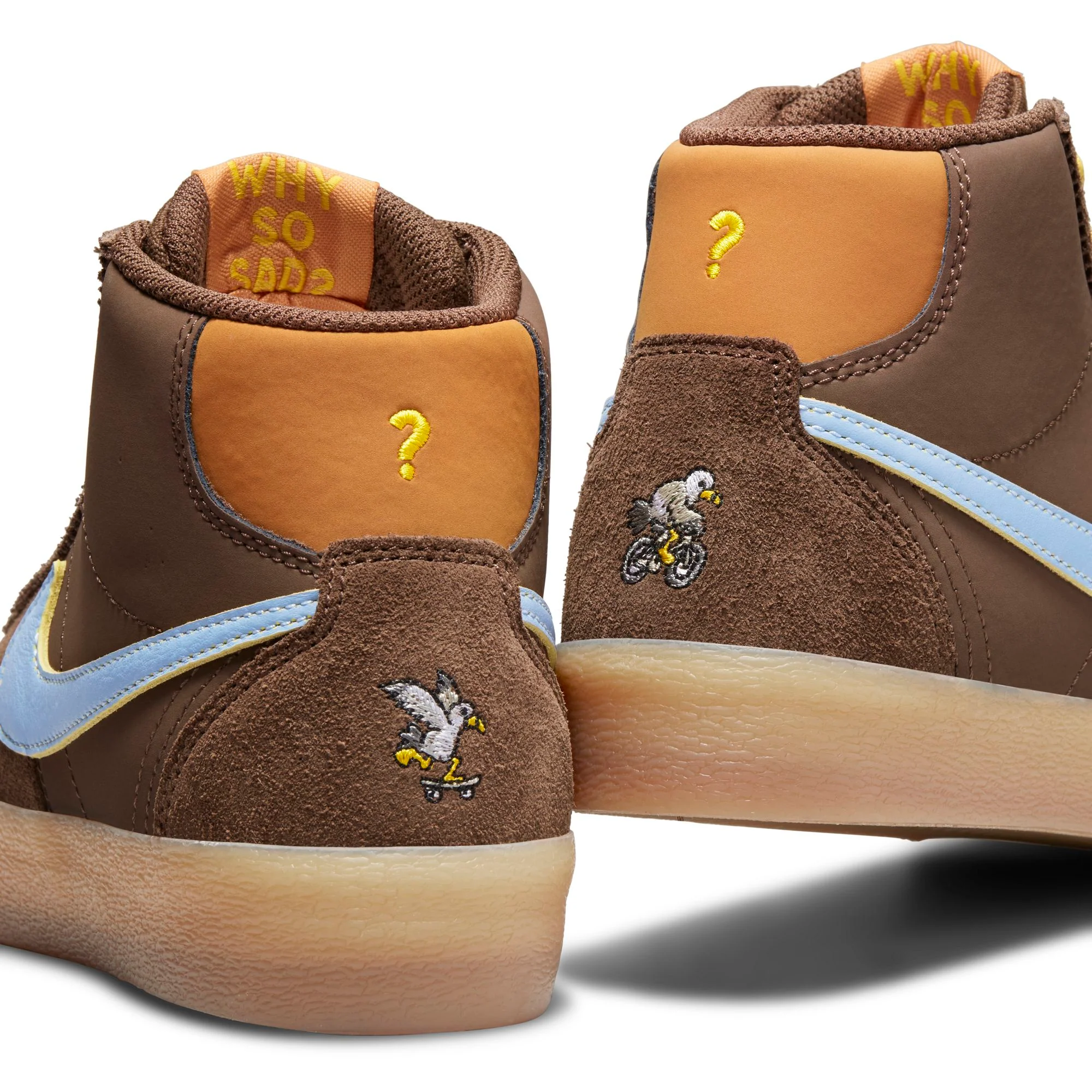 Nike SB x Why So Sad? Womens Bruin High PRM Shoes - Image 5